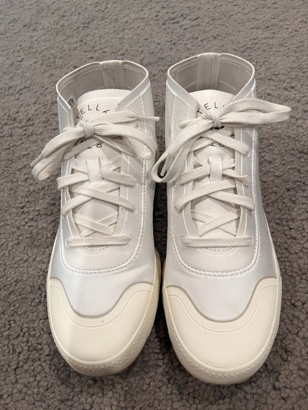 ADIDAS by STELLA McCARTNEY PRIMEGREEN TREINO MID-CUT SNEAKERS SHOES - EUC - US 7